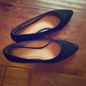 Caslon Black Suede Luna Flats